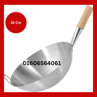 2. প্রিমিয়াম কোয়ালিটির কড়াই কাঠের হাতল সিস্টেম-32 CM