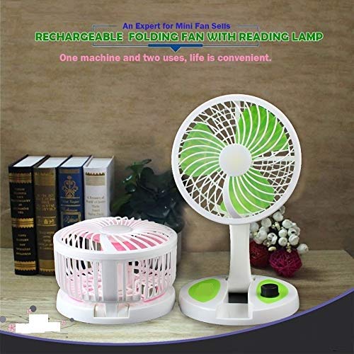 2.Rechargeable Folding Fan With Light - Image 2