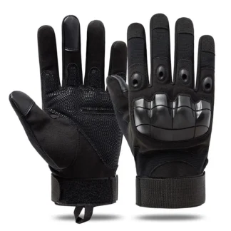 2.Tactical Military Fitness Touch Gloves (BLACK)