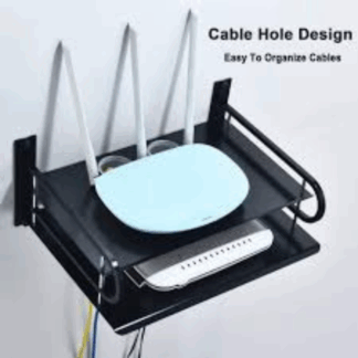 2 Layers Wall Mounted Wifi Router Mobile Stand